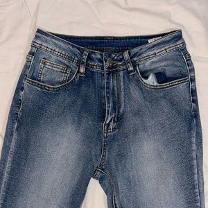 Shein, boot cut, lighter in color,